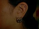 spike in cartilage and stretch lobes, 8g, 10g, and 12g